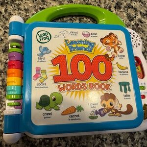 Leap frog Learning Friends 100 Words Book - Multicolor